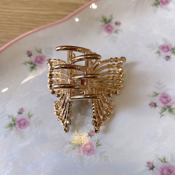 🦋 Butterfly Hair clip/Claw with Bling! New! - Picture 5 of 8